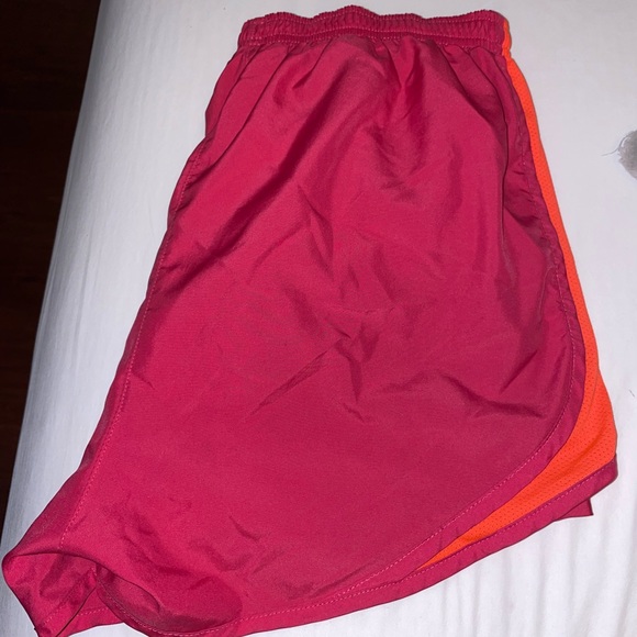 Nike hot pink and neon orange shorts - Picture 6 of 6